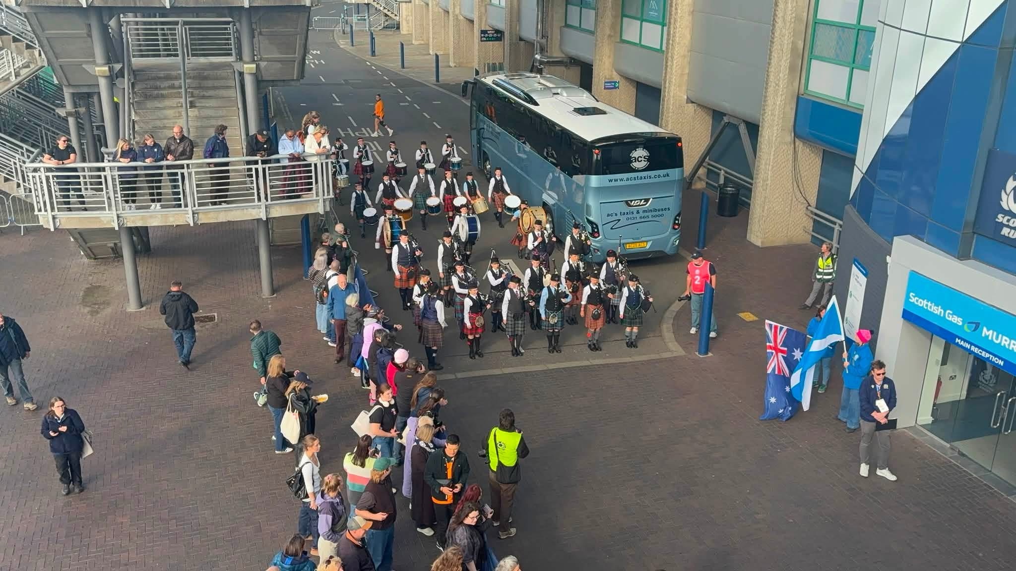 All girls pipe band was a huge success